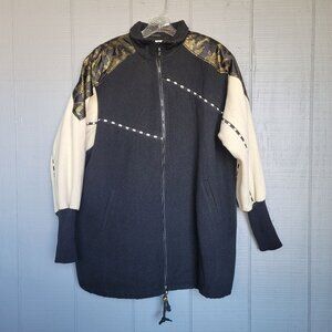 Mariel Vintage Wool Blend Women's Aesthetic Coat Jacket. Size 14